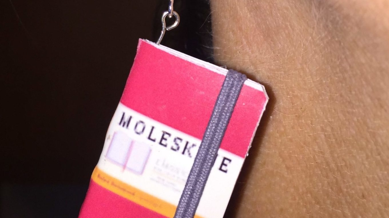 Moleskine Earrings